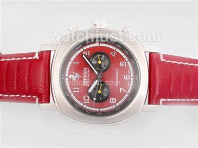 Panerai Ferrari Rattapante Automatic with Red Dial