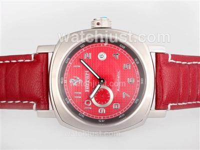 Panerai Ferrari Rattrapante Automatic with Red Dial