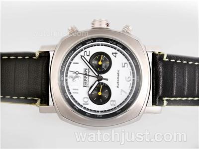 Panerai Ferrari Rattrapante Automatic with White Dial