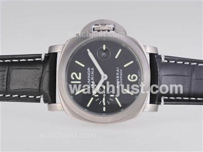 Panerai Luminor Marina Automatic with Black Dial-Full Titanium Case