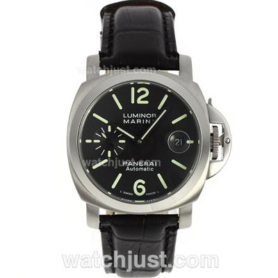 Panerai Luminor Marina Automatic with Black Dial-Mid Size