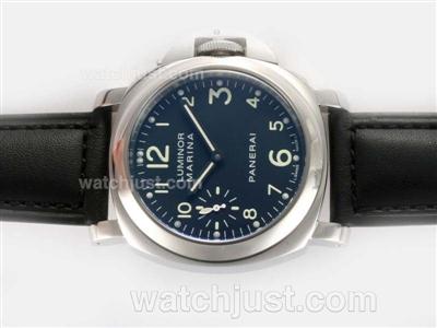 Panerai Luminor Marina Unitas 6497 Movement with Black Dial-AR Coating