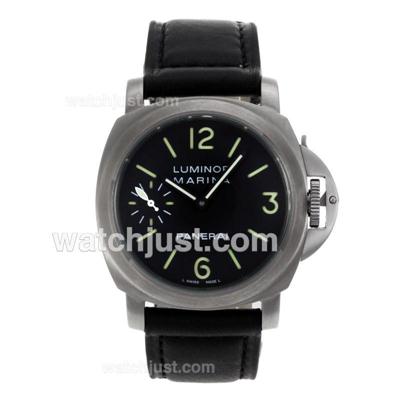 Panerai Luminor Marina Unitas 6497 Swan Neck Movement With Full Titanium Case -Sapphire Glass