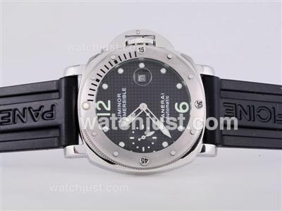 Panerai Submersible Automatic with Black checkered Dial