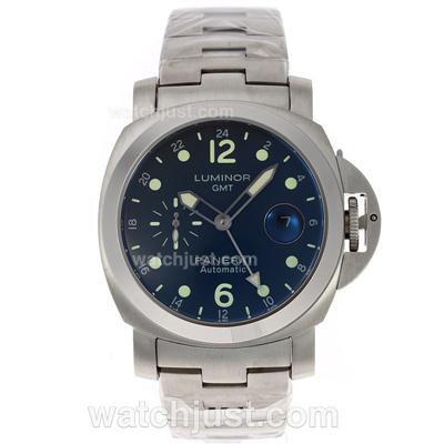 Panerai Luminor GMT Automatic with Black Dial S/S