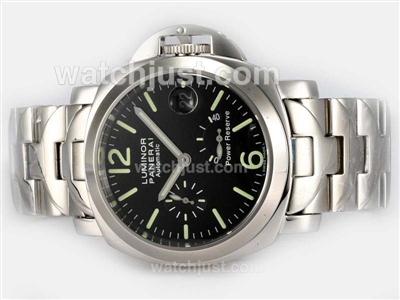 Panerai Luminor PAM 090 Power Reserve Swiss Valjoux 7750 Movement S/S