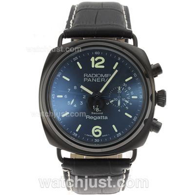 Panerai Radiomir Automatic PVD Case with Black Dial-18K Plated Gold Movement
