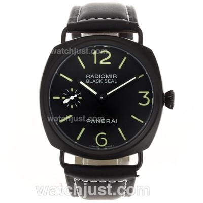 Panerai Radiomir Black Seal Automatic PVD Case with Black Dial New Version