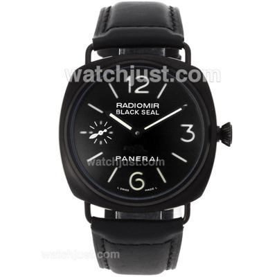 Panerai Radiomir Black Seal Unitas 6497 Movement PVD Case -AR Coating