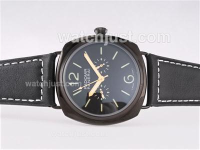 Panerai Radiomir Working Chronograph PVD Case with Black Dial-AR Coating