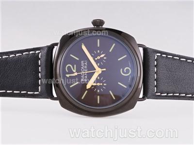 Panerai Radiomir Working Chronograph PVD Case with Brown Dial-AR Coating