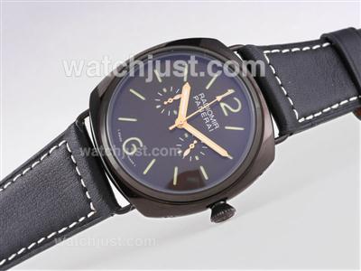 Panerai Radiomir Working Chronograph PVD Case with Brown Dial-AR Coating