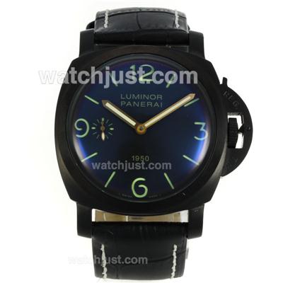 Panerai Luminor Marina 1950 Unitas 6497 Movement PVD Case-AR Coating