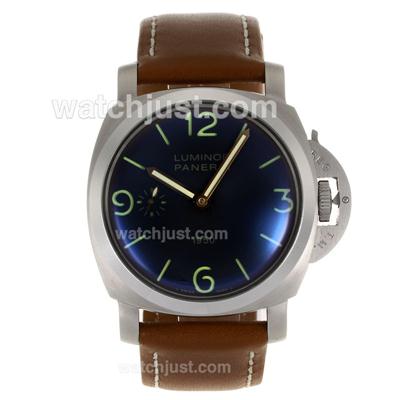 Panerai Luminor Marina 1950 Unitas 6497 Movement with Black Dial-AR Coating