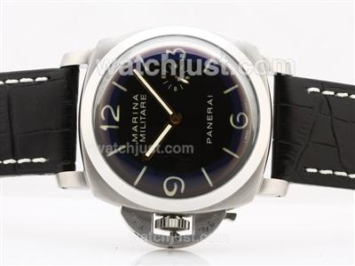 Panerai Marina Militare Lefty Swiss ETA Unitas/ Swan Neck 6497 Movement