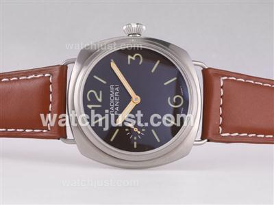 Panerai Radiomir Unitas 6497 Movement with Black Dial-47mm New Version