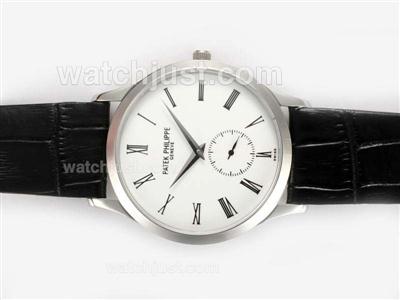 Patek Philippe Calatrava Manual Winding with White Dial