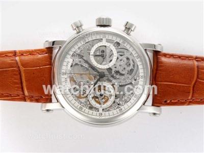 Patek Philippe Classic Chronograph Lemania Movement with Skeleton Dial