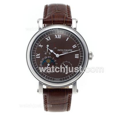 Patek Philippe Classic Working Power Reserve Automatic with Brown Dial