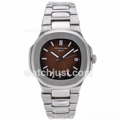 Patek Philippe Nautilus Jumbo MBW Brown Dial Same Chassis As Swiss ETA Version-High Quality