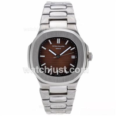 Patek Philippe Nautilus Jumbo MBW Brown Dial Same Chassis As Swiss ETA Version-High Quality