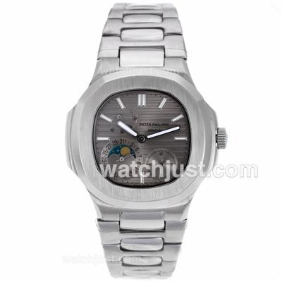 Patek Philippe Nautilus Working Power Reserve Automatic with Gray Dial S/S
