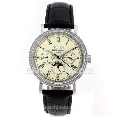 Patek Philippe Perpetual Calendar Automatic with Beige Dial