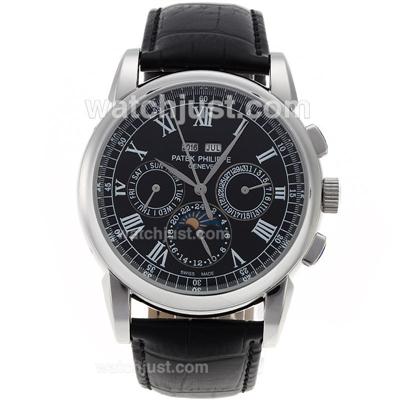 Patek Philippe Perpetual Calendar Automatic with Black Dial