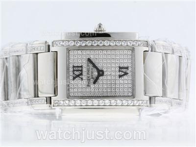 Patek Philippe Twenty-4 Hours Swiss ETA Movement with Diamond Marking and Dial S/S-Lady Size