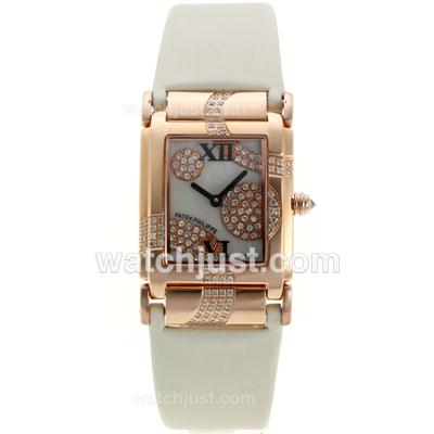 Patek Philippe Twenty-4 Limited Edition Rose Gold Case with White MOP Dial-Lady Size