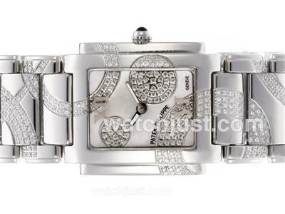 Patek Philippe Twenty-4 Limited Edition Swiss ETA Movement with MOP Dial-Lady Size