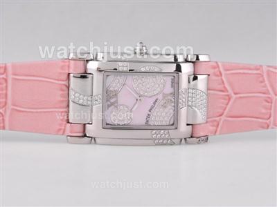 Patek Philippe Twenty-4 Limited Edition Swiss ETA Movement with Pink MOP Dial-Lady Size