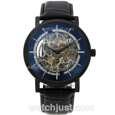 Piaget Altiplano Skeleton Automatic PVD Case with Stick Markers-Leather Strap