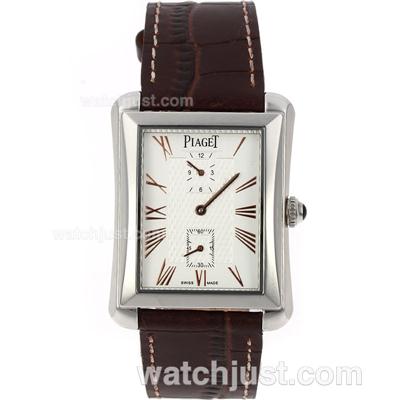 Piaget Emperador Automatic with white Dial- Rose Glod Roman Markers