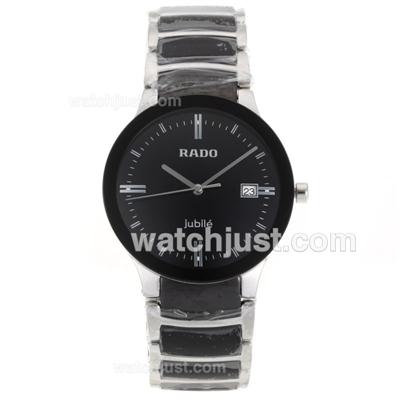 Rado Centrix Jubile Ceramic Bezel with Black Dial