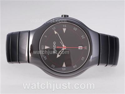 Rado DiaStar Authentic Ceramic with Black Dial-Number Marking