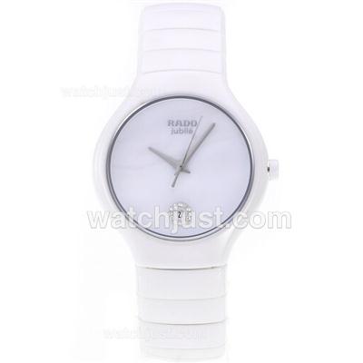 Rado DiaStar Full White Authentic Ceramic with MOP Dial