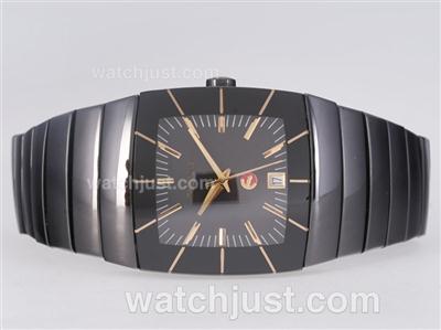 Rado DiaStar XL Automatic Authentic Ceramic with Black Dial