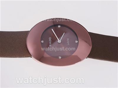 Rado eSenza Ceramic Case with Brown Dial-Couple Watch
