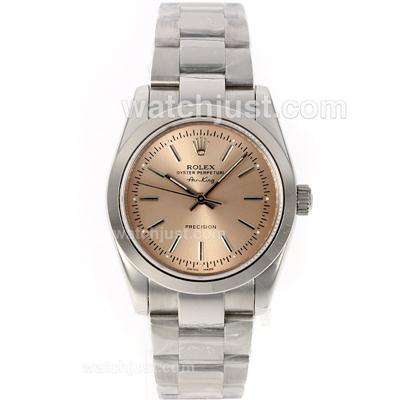 Rolex Air-King Automatic with Champagne Dial S/S