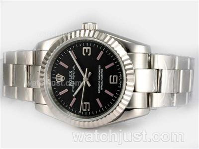 Rolex Air-King Oyster Perpetual Automatic with Black Dial