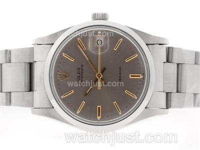 Rolex Air-King Precision Automatic with Gray Dial-Gold Marking-Vintage Edition