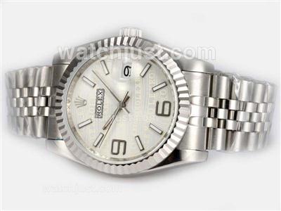 Rolex Datejust Automatic 2008 New Design Insignia White Dial