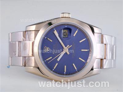 Rolex Datejust Automatic Full Gold with Dark Blue Dial