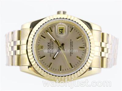 Rolex Datejust Automatic Full Gold with Golden Dial