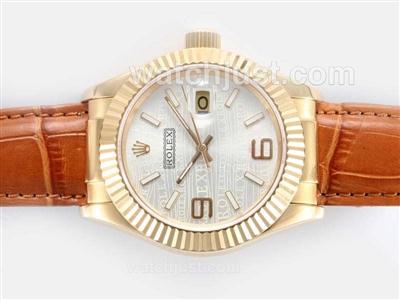 Rolex Datejust Automatic Gold Case New Version