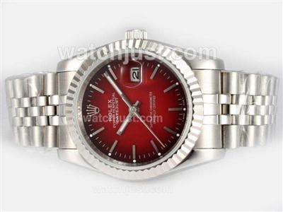 Rolex Datejust Automatic with Red Dial
