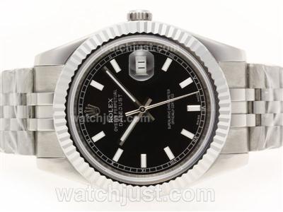 Rolex Datejust II Automatic Stick Marking with Black Dial-41mm Version