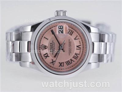 Rolex Datejust Swiss ETA 2836 Movement with Champagne Dial-Roman Marking