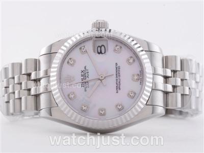 Rolex Datejust Swiss ETA 2836 Movement with MOP Dial-Mid Size